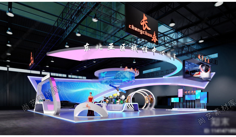 图片[8]-现代科技展览馆展厅SU模型企业数字化展馆体验店草图大师SU模型-cg男孩