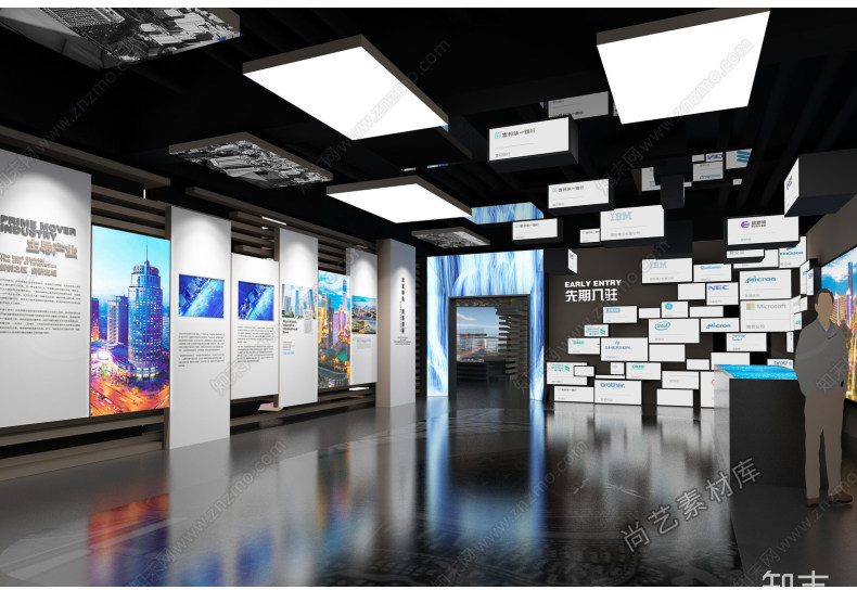 图片[18]-现代科技展览馆展厅SU模型企业数字化展馆体验店草图大师SU模型-cg男孩