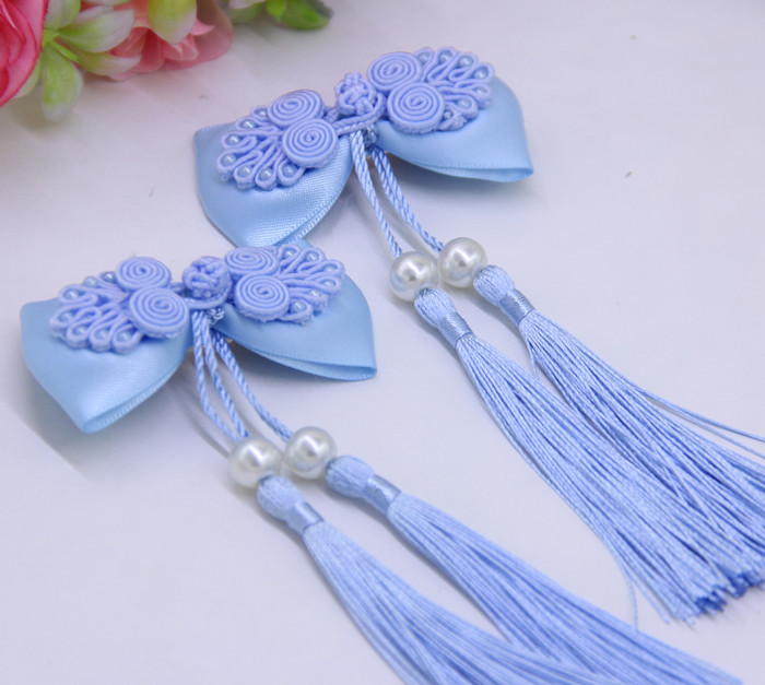 Tóc bóng phụ kiện tóc trẻ em kẹp tóc cô gái đầu hoa ngày lễ quà tặng cổ tua hiệu suất trang sức với tai phụ kiện tóc băng đô tai thỏ