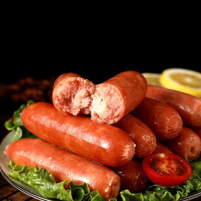 【夏壹】纯肉火山石烤肠500g*10