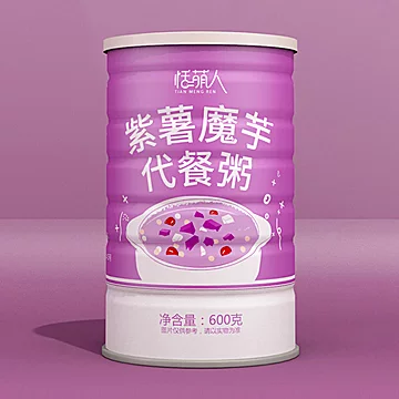 【恬萌人】经典紫薯魔芋代餐粥600g