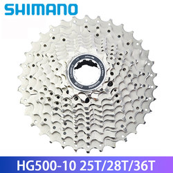 Shimano HG500-10 카세트 플라이휠 25T/28T/36T 10 속도 30 속도 변속기 고속도로