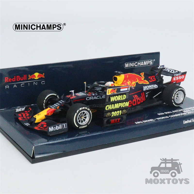 Minichamps Mini 1:43 Alloy Formula Racing Car 2021 F1 Red Bull Abu Dhabi Annual Champion Minichamps Mini 1:43 Alloy Formula Racing Car 2021 F1 Red Bull Abu Dhabi Annual Champion