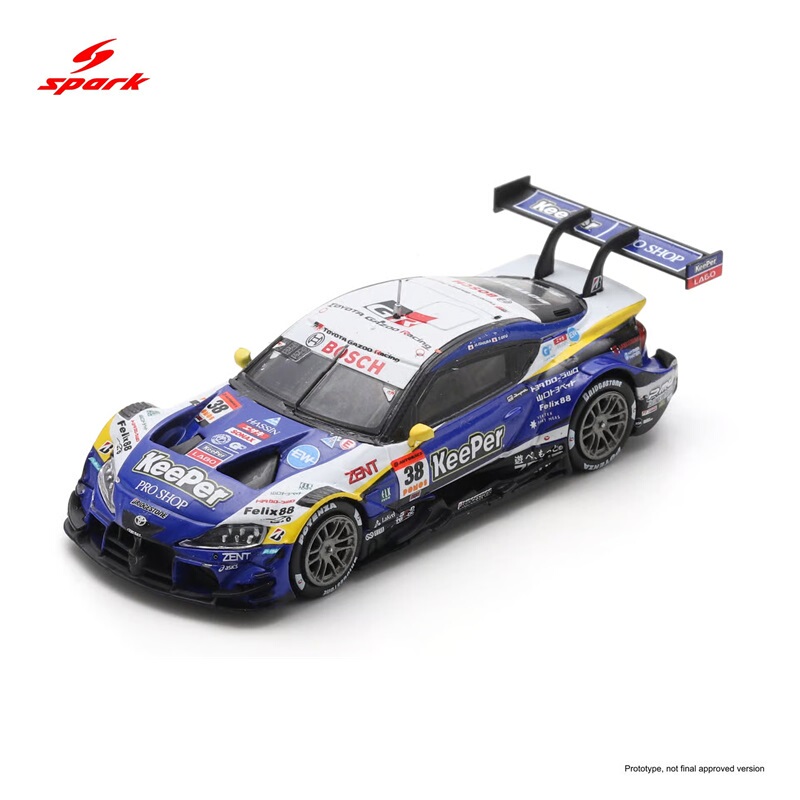 Spark 1:64 Toyota Gr Supra Tgr Keeper No.38 Scale Model Car Spark 1:64 Toyota Gr Supra Tgr Keeper No.38 Scale Model Car