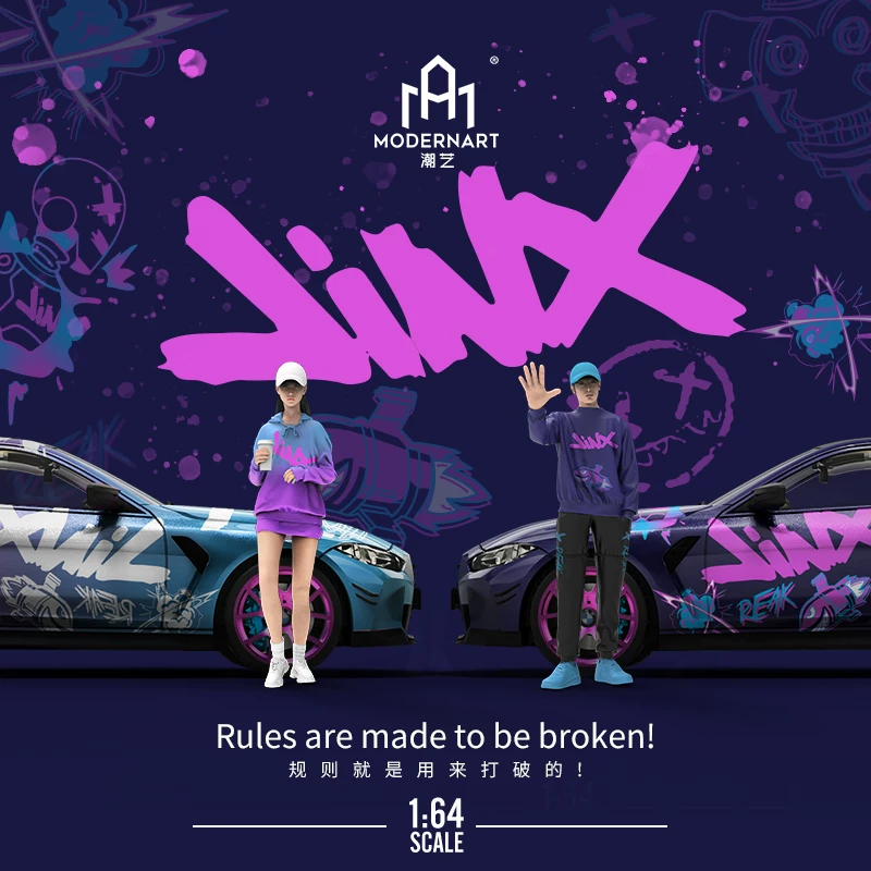 TM 1:64 BMW M4 EXPLODING Jinx Graffit