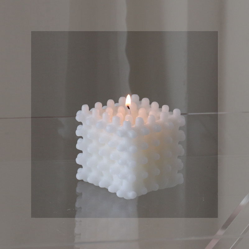 WULIHOME Tetris white fragrant lavender tabletop pendulum with anomalous design