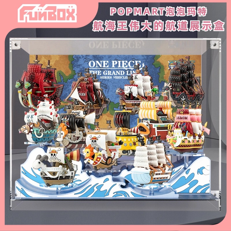 Suitable for Bubble Mart One Piece Great Passage Series Blind Box Trendy Toy Figure Scene Display Box