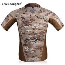 Love Merson Emersongear V-collar T-shirt Male Sweatshirt Sports Outdoor Blouse Short Sleeve Multicolored