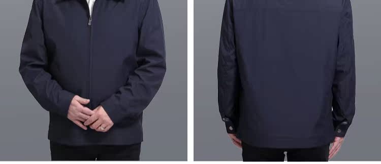 Áo khoác nam mùa thu và mùa đông giản dị 40-60 tuổi 50 áo khoác nam trung niên nam mới áo khoác bomber