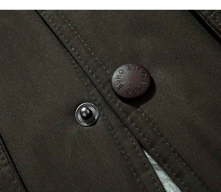 Mùa thu và mùa đông nam trung niên vest nam cộng với nhung dày cỡ lớn nhiều túi cotton vest vest cũ vai cha áo khoác mùa đông nam hàn quốc