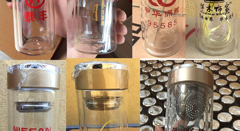 Quảng cáo cốc thủy tinh quà tặng tùy chỉnh cốc đôi cốc thủy tinh với logo in cốc quà tặng cốc tùy chỉnh - Tách bình giữ nhiệt 2 lít