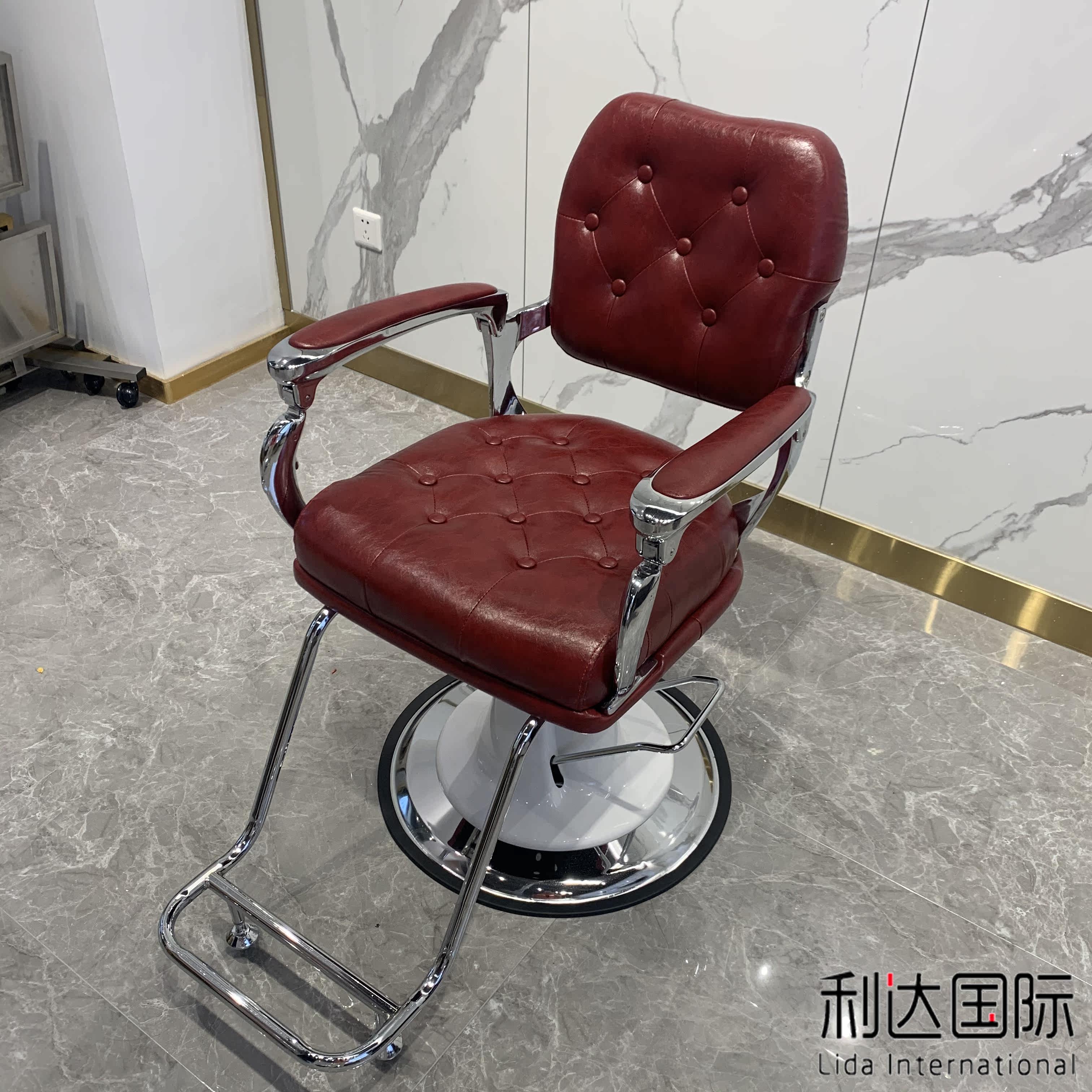 New web redness shop chair hair salon special beauty salon guests seated haircut chair lifting and hairdressing stools