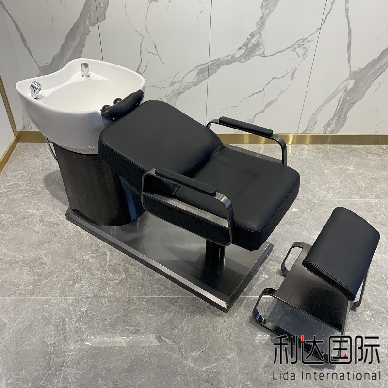 Hairdresse Shop Net Red Beauty hair washing headbed Sitting Hair Salon Flush bed upscale Fashion minimalist stylish semi-reclining bed-head bed