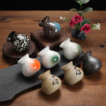 Dry ice small pot tube toothpick tube sashimi Chinese seafood barbecue hot pot smoke embellishment seafood pose canning cup bottle