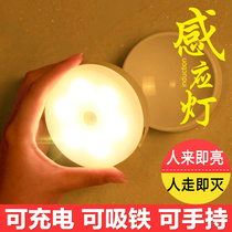 Human body induction sound and light control Student dormitory decoration light Touch pat light LED night light Emergency feeding at night