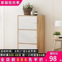  Bookshelf shelf Simple household floor-to-ceiling storage cabinet Multi-layer living room simple economical student storage bookcase