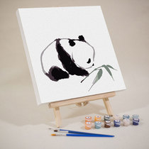 Handmade diy painting Childrens clothing decorative painting Digital Oil painting Coloring Ink painting Coloring painting Childrens filling painting