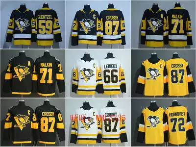 Pittsburgh Penguins Penguin Hockey Suit 72 Letang Malkin Crosby Jersey