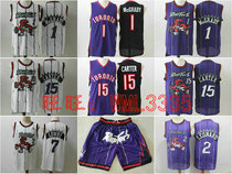 Raptors basketball jersey shorts 1 Tracy McGrady McGrady 15 Vince Carter 2 Leonard vest
