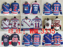 New York Rangers Rangers retro ice hockey clothes Messier Gretzky Jerseys