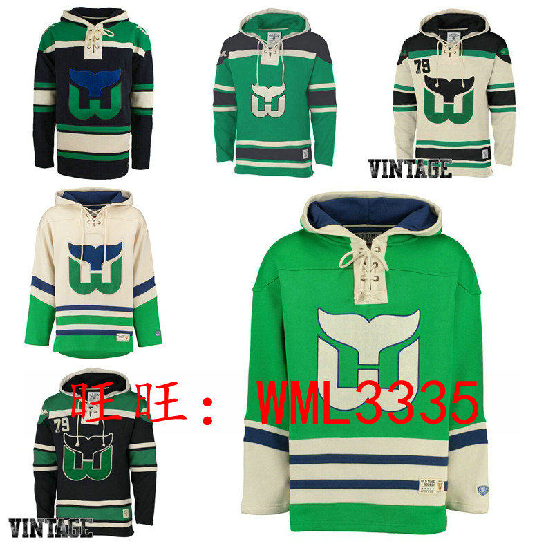 Hartford Whalers Customized Whaler Sweater Link 10 Ron Francis Hoodies