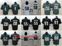 Philadelphia Eagles Cox ertz Hürts Jerseys Philadelphia Old Eagle Rugby clothes