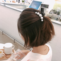 Pearl grab clip small hair clip medium Korean hair grab Banger adult headdress Joker elegant hair card