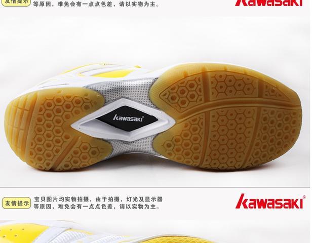 Đàn ông và phụ nữ KAWASAKI mới của Kawasaki với cùng một đôi giày cầu lông màu vàng và màu xanh hai màu chống mòn mùa hè K115 giày thể thao nam nike