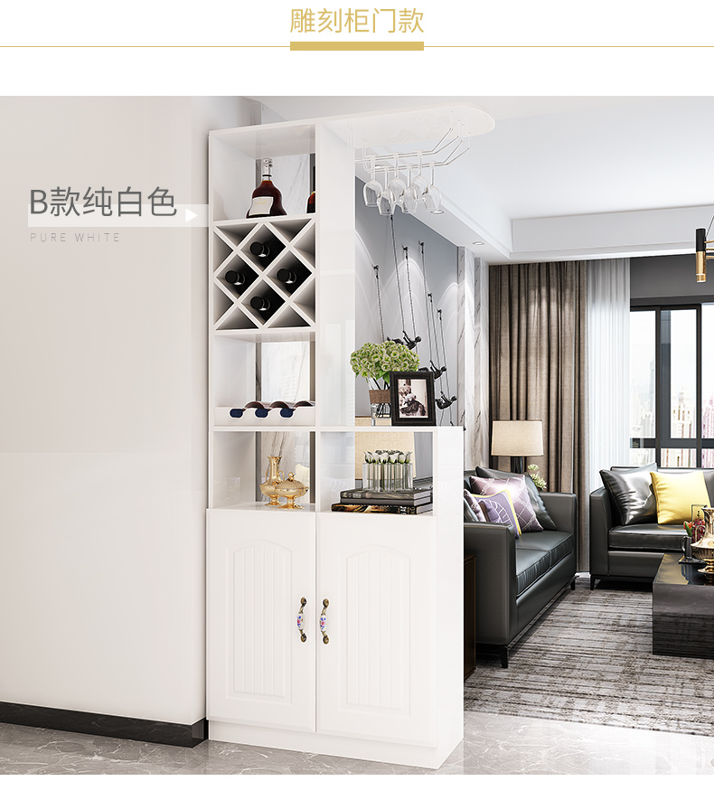 tủ rượu sảnh phòng khách vách ngăn giữa tủ giữa tủ hành lang trang trí giày tủ trưng bày lưu trữ kệ - Buồng tủ giày thông minh