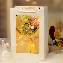 Birthday gift non-woven handmade diy material bag making bouquet bouquet sunflower bouquet to girlfriend