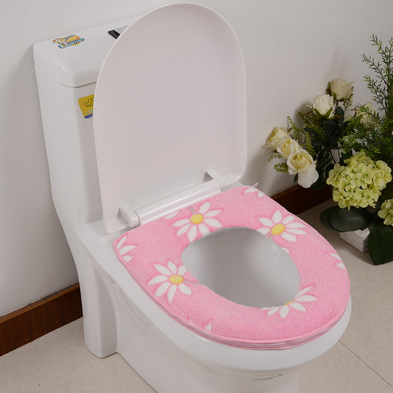 Toilet cushion toilet cushion household cushion seat-mounted zipper type waterproof general toilet toilet cushion