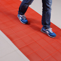 Anti-skid mat PVC plastic carpet waterproof hollow door mat toilet kitchen S-mesh bathroom mat
