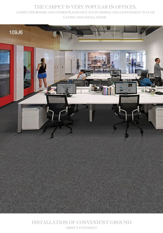 Văn phòng Carpet Mosaic Tile Carpet Phòng ngủ Full Carpet Office Building Khách sạn Ký túc xá Kỹ thuật Thảm thương mại