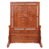 Hese Yang Wood Carving solid wood food screen Приветствие гостей Pine Fall Zhangmu Jack Screen Older of Chinese