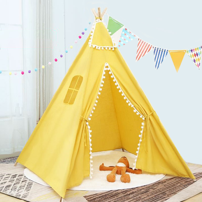 Children's indoor tent Game house Indian tent doll house Princess Birthday party ins room decoration