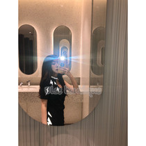 Three Quarters 2020 summer new 3M reflective sexy one-shoulder dress