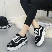 Mùa hè 2017 mới giày vải nữ sinh viên Hàn Quốc phiên bản Hàn Quốc của giày ulzzang đen bình thường