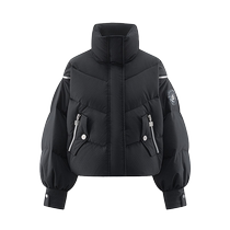 Alaiyis 2024 new down jacket is short sweet and stylish commuting warm duck down jacket stand-up collar hoodless design