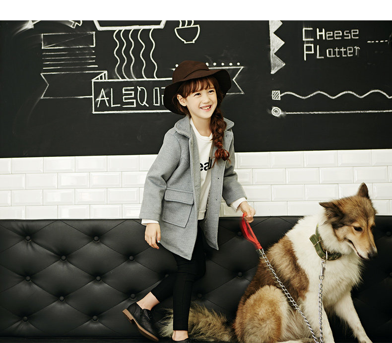 Manteau pour fille SEVEN SOLO en mélange - Ref 2162399 Image 17