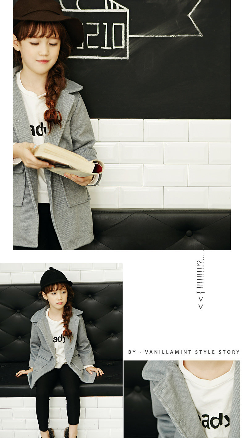 Manteau pour fille SEVEN SOLO en mélange - Ref 2162399 Image 16