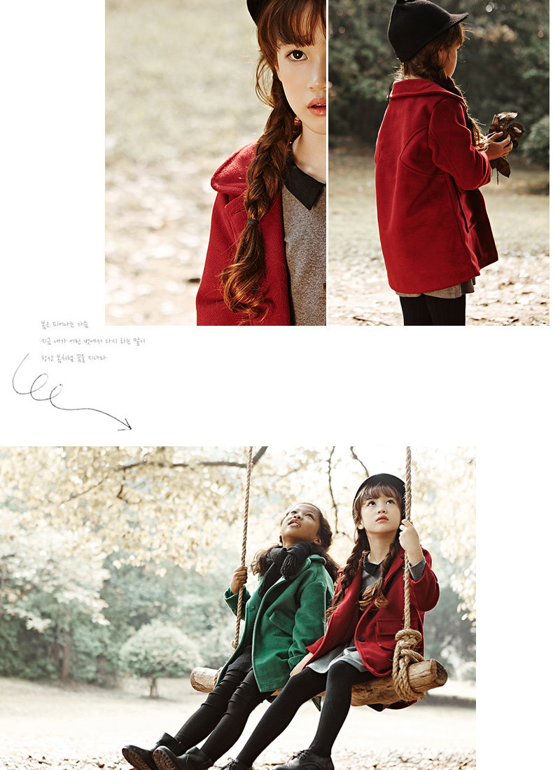 Manteau pour fille SEVEN SOLO en mélange - Ref 2162399 Image 20