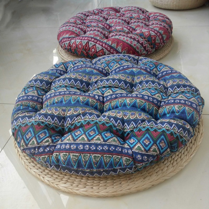 Miễn phí vận chuyển mây rush futon đệm tatami biên soạn dày mây mat thiền yoga đệm thảm cửa sổ vịnh kiểu Nhật - Ghế đệm / đệm Sofa nệm lót ghế gỗ giá rẻ