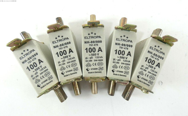 Eltropa Fuse Nh-00/000 100A 500V 120Ka Gg 370690 Eltropa Fuse Nh-00/000 100A 500V 120Ka Gg 370690