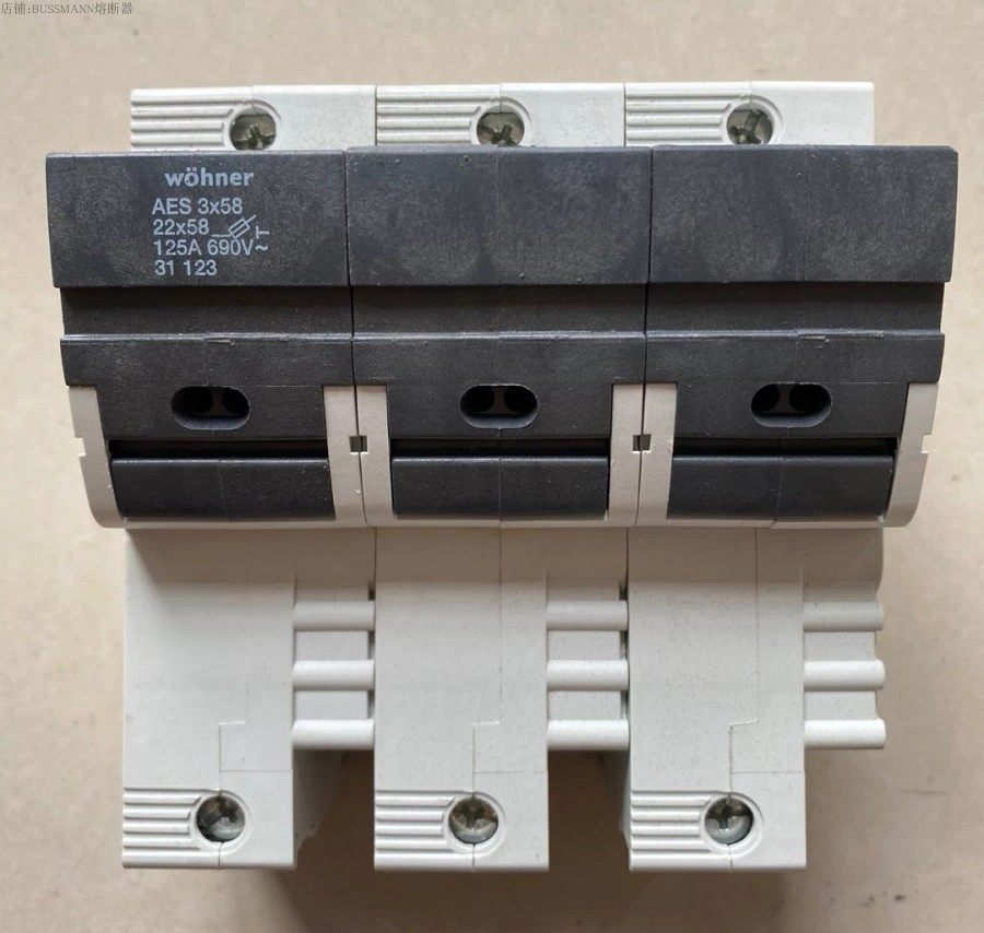 Vinar fuse fuse base AES 22x58 100A 125A 125A 31123 31123 3P