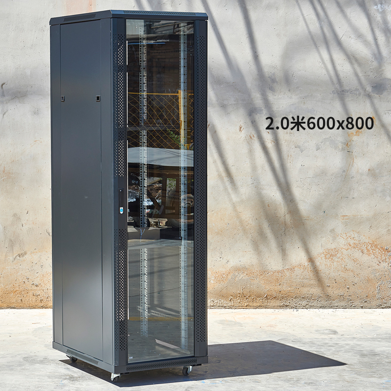 Totem Room Network Server Cabinet 2m 600*800 Black Glass face 800 new products customized