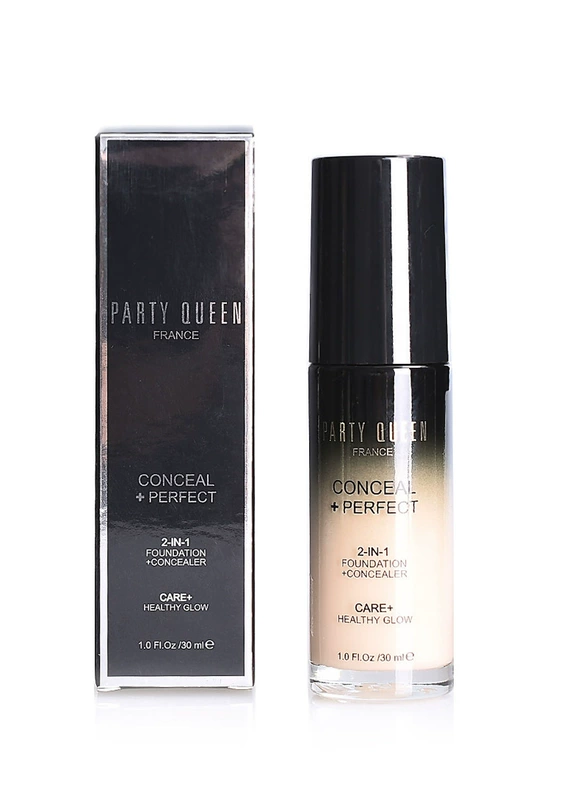 Kem nền Partyqueen PARTY QUEEN Flawless Beauty Hold Makeup Liquid Foundation sẽ không làm trôi lớp trang điểm trong 8 giờ - Nền tảng chất lỏng / Stick Foundation