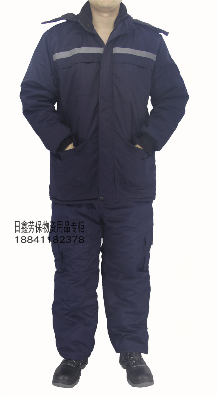 Áo khoác mùa đông áo ấm nam và nữ dày bảo hiểm lao động áo khoác cotton đặt kho lạnh quần áo cotton lạnh quần áo ngoài trời pijama nam