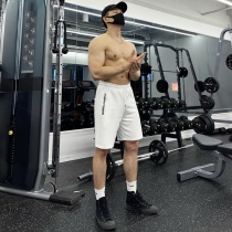 Sports shorts men's fitness running quick-drying training basketball pants loose casual tide summer thin five-point pants set