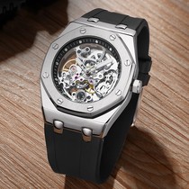 Swiss GWCKLEEDW mens ultra-thin watch mechanical watch fully automatic hollow luminous student watch trend