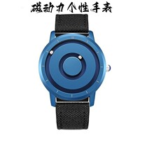 GWCKLEEDW Odd Mens Magnetic Power Concept Personality Watch Creative Fashion Mechanical Retro Student Table